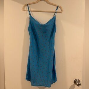 Urban Outfitters Strawberry Cowl Neck Dress